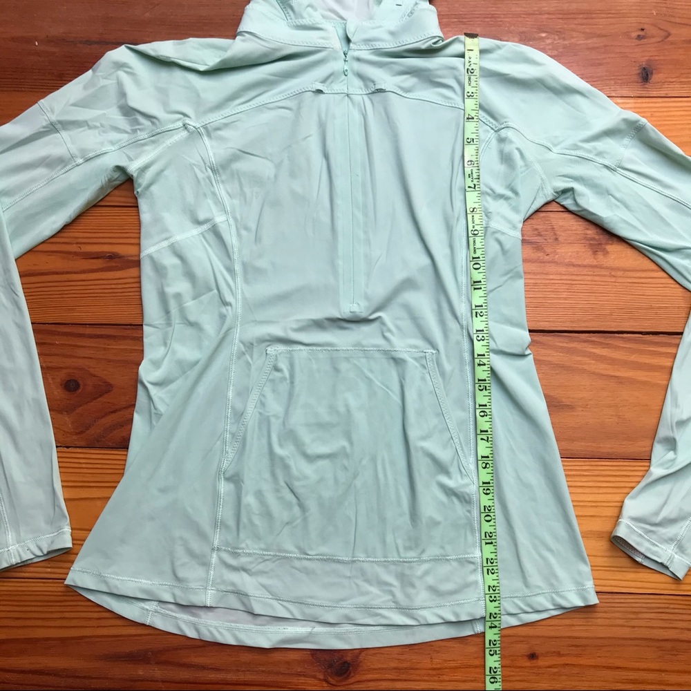 Lululemon Mint Half Zip Hoodie, EUC, 10 - Picture 10 of 16